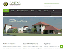 Tablet Screenshot of aasthafoundationaurangabad.org
